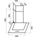 Вытяжка MBS FATSIA 160 GLASS BLACK