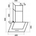 Вытяжка MBS FATSIA 160 GLASS WHITE